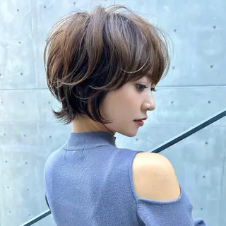 ショート カラー 🐧銀座/ショート/ ショートボブ広瀬🐧のヘアスタイル