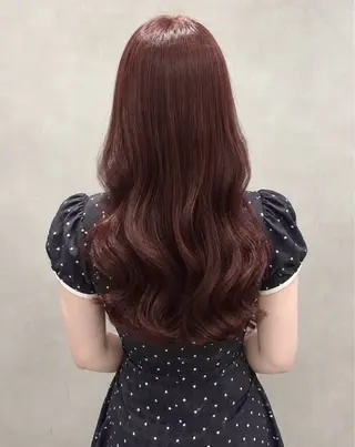 ロング カラー girly上品ヘア 🎀/ベージュikuのヘアスタイル