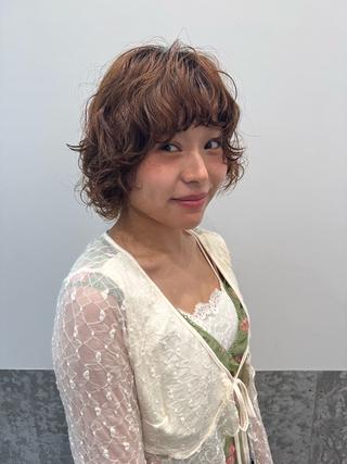 ショート パーマ センスをお届けします 大谷将生infpのヘアスタイル