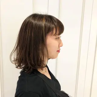 ミディアム カラー 🫧こおりやま なつみ🫧のヘアスタイル