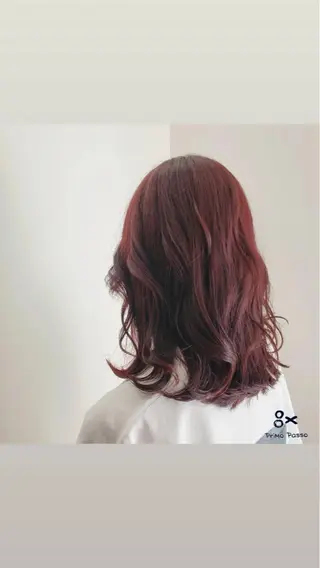 ミディアム 佐藤 怜央のヘアスタイル