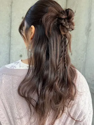 ロング ユカ yのヘアスタイル
