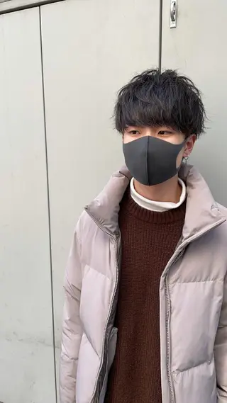 ミディアム カラー パーマ ヘアアレンジ メンズ キッズ メンズ特化美容師 aiの眉毛・アイブロウイメージ