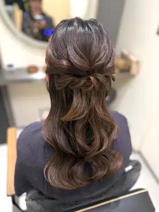 ヘアアレンジ 推し活・参列ヘア🎀 札幌ヘアセット専門のヘアスタイル