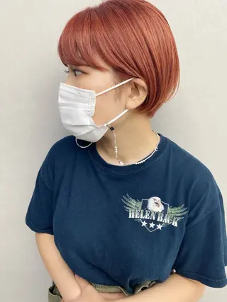 ショート カラー 福岡🍒ボブ🌼 ショート🌻大津成美のヘアスタイル