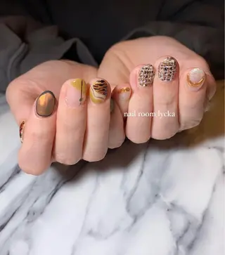 ネイル ネイルルームリッカ 𝐦𝐚𝐲𝐮のネイルデザイン