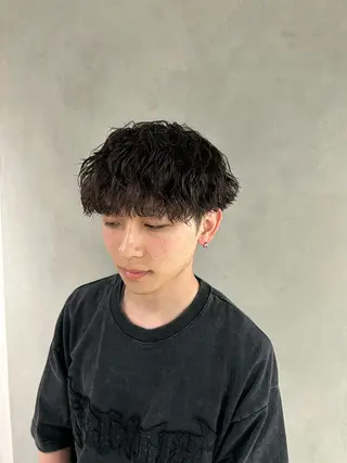 パーマ メンズ カットモデル募集中 新潟万代/ 蒼太朗のヘアスタイル