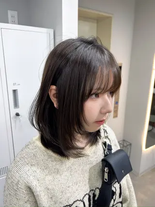 ミディアム maya🇰🇷韓国 レイヤー/顔まわりのヘアスタイル