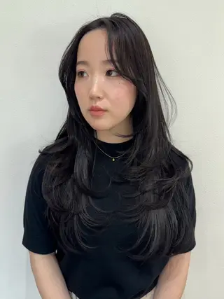 ロング カラー 似合わせhair /モガミユナ🎀のヘアスタイル