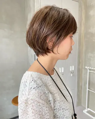 ショート カラー 華 /ショート/ボブのヘアスタイル
