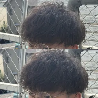 ショート カラー パーマ メンズ メンズ特化サロン ユウヘイのヘアスタイル