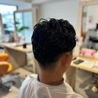 ショート パーマ メンズ すずき わかなのヘアスタイル
