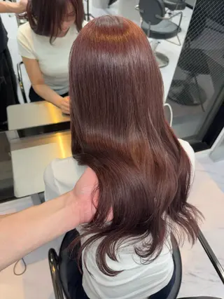 ロング Rita/髪質改善/ ブリーチなしWカラーのヘアスタイル