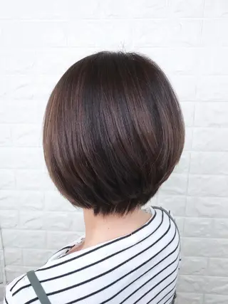 ショート カラー 髪質改善縮毛矯正 美容師✂️山崎竜二のヘアスタイル