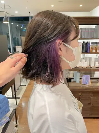 ショート カラー 髪質改善/ブリーチ 田代 龍我のヘアスタイル