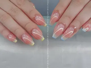ネイル HOSHINO NAIL_長さだしのネイルデザイン