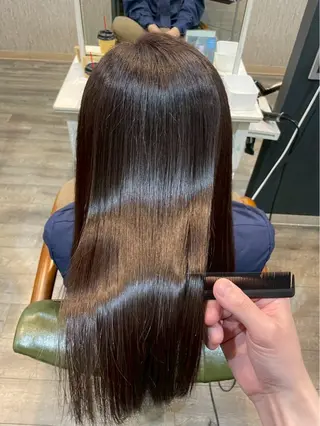 ロング 岩間 渉のヘアスタイル