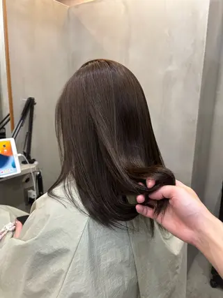 セミロング カラー 中園康 /カラー/ブリーチのヘアスタイル