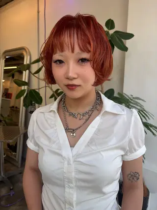ショート カラー ness 一花のヘアスタイル