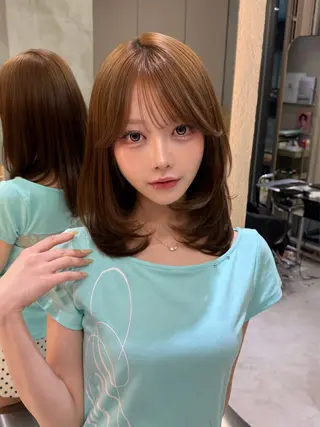 セミロング 🫧髪質改善 講師🫧🍎幹細胞のヘアスタイル
