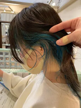 ミディアム カラー メンズカットパーマ ✂️ JOYAのヘアスタイル