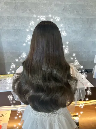 ロング カラー 韓国ヘア🤍ワンホン 🤍あやかのヘアスタイル