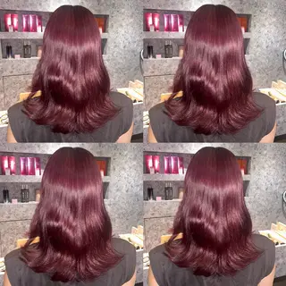 カラー ブリーチなし透明感 カラー🤍ྀིきららのヘアスタイル