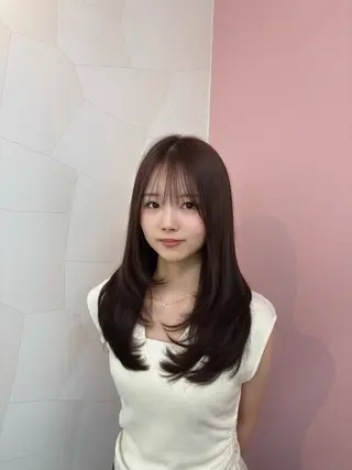 ロング HASHI AYAKAのヘアスタイル