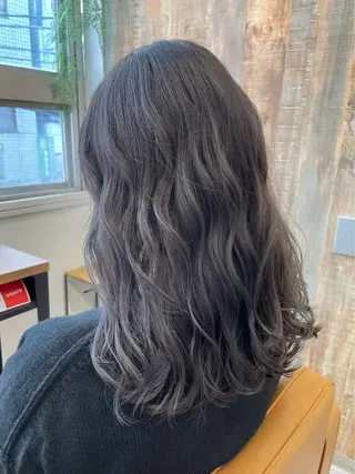 セミロング カラー 💫大宮美容師💫 azusaのヘアスタイル