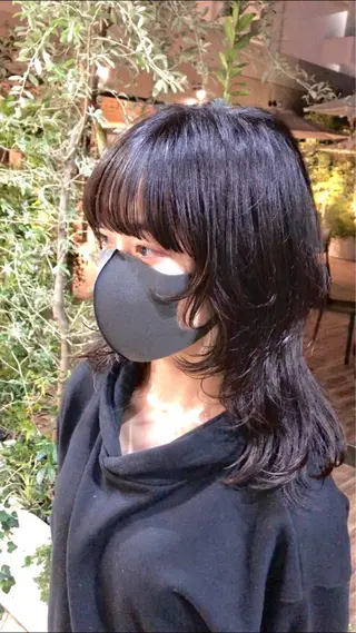 ミディアム カラー クドウレイ fifth神南のヘアスタイル