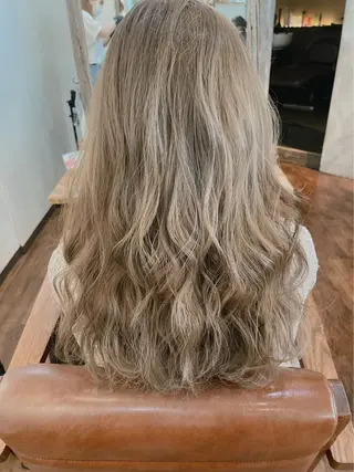 ロング カラー 縮毛矯正&髪質改善 ⭐️OGUのヘアスタイル