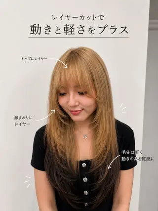 ロング カラー ヘアアレンジ 透明感カラー♠️ TAKUMIのヘアスタイル