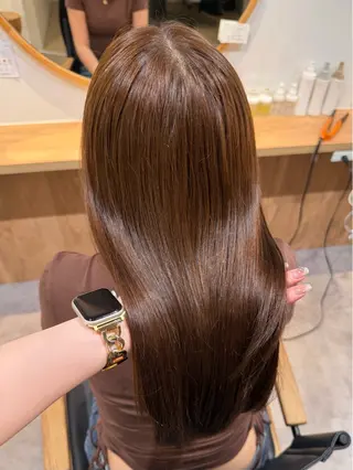 ロング ボブ knock なお 烏丸御池のヘアスタイル