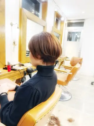 ショート カラー 👑銀座ショート/ 絶壁補正/金子涼👑のヘアスタイル