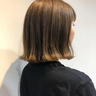 セミロング カラー マツエク・マツパ 横浜Bob美容師🤎 ERINAのヘアスタイル