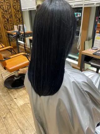 セミロング 前髪顔まわりカット 🌈中村海聖のヘアスタイル