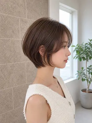 ショート 鈴木 彩莉のヘアスタイル