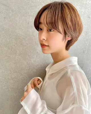 ショート カラー ショート✂️ボブ✂️ 💎Ash茗荷谷💎のヘアスタイル