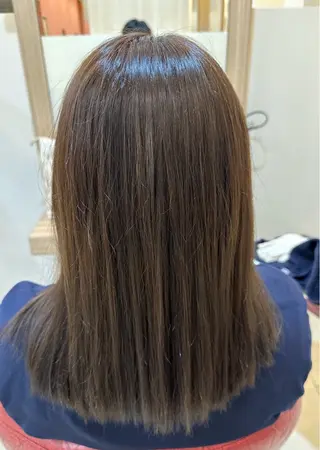 カラー ナチュラルヘア 神田一瑳のヘアスタイル