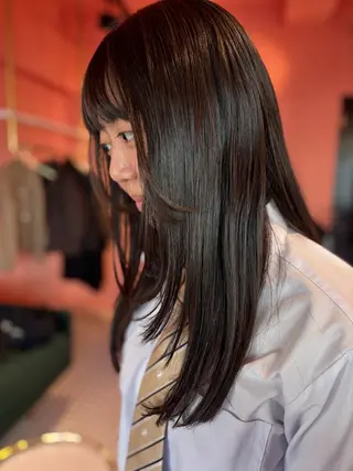 ロング ヘアアレンジ 渡部 彩花のヘアスタイル
