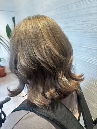 ミディアム カラー Sayumi🪐 メンズ/インナーのヘアスタイル
