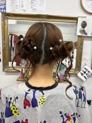 ヘアアレンジ ヘアサロン ミカヅキのヘアスタイル