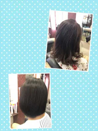 セミロング 織田 英之のヘアスタイル