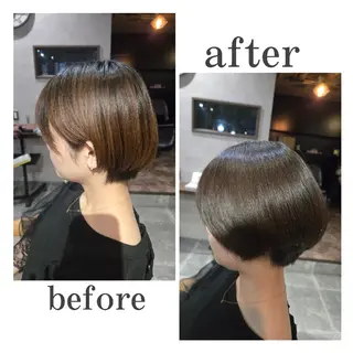 カラー 鶴ヶ峰ショート・ボブ 🎀渡邊 愛結🎀のヘアスタイル