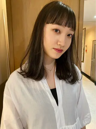 ミディアム 【pia】 syuuのヘアスタイル