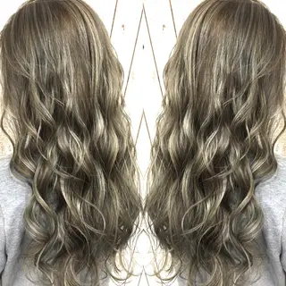 ロング カラー 井上 一平のヘアスタイル