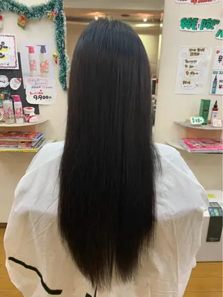 セミロング 縮毛矯正モデル募集中 美容室HATSUのヘアスタイル