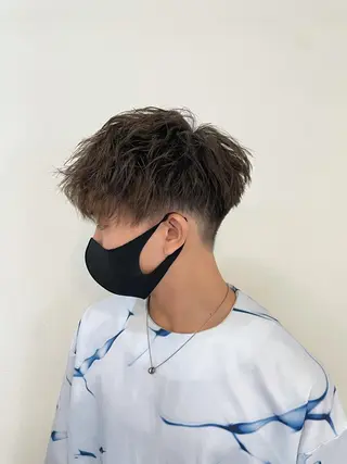 ショート カラー メンズ 髪質改善×レイヤー 🫧松野力也のヘアスタイル