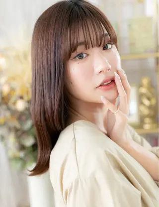 セミロング 掲載テスト中、予約 受け付けておりませんのヘアスタイル