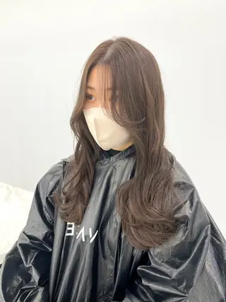 ロング カラー 新宿ブリーチ カラー美容師YUGOのヘアスタイル